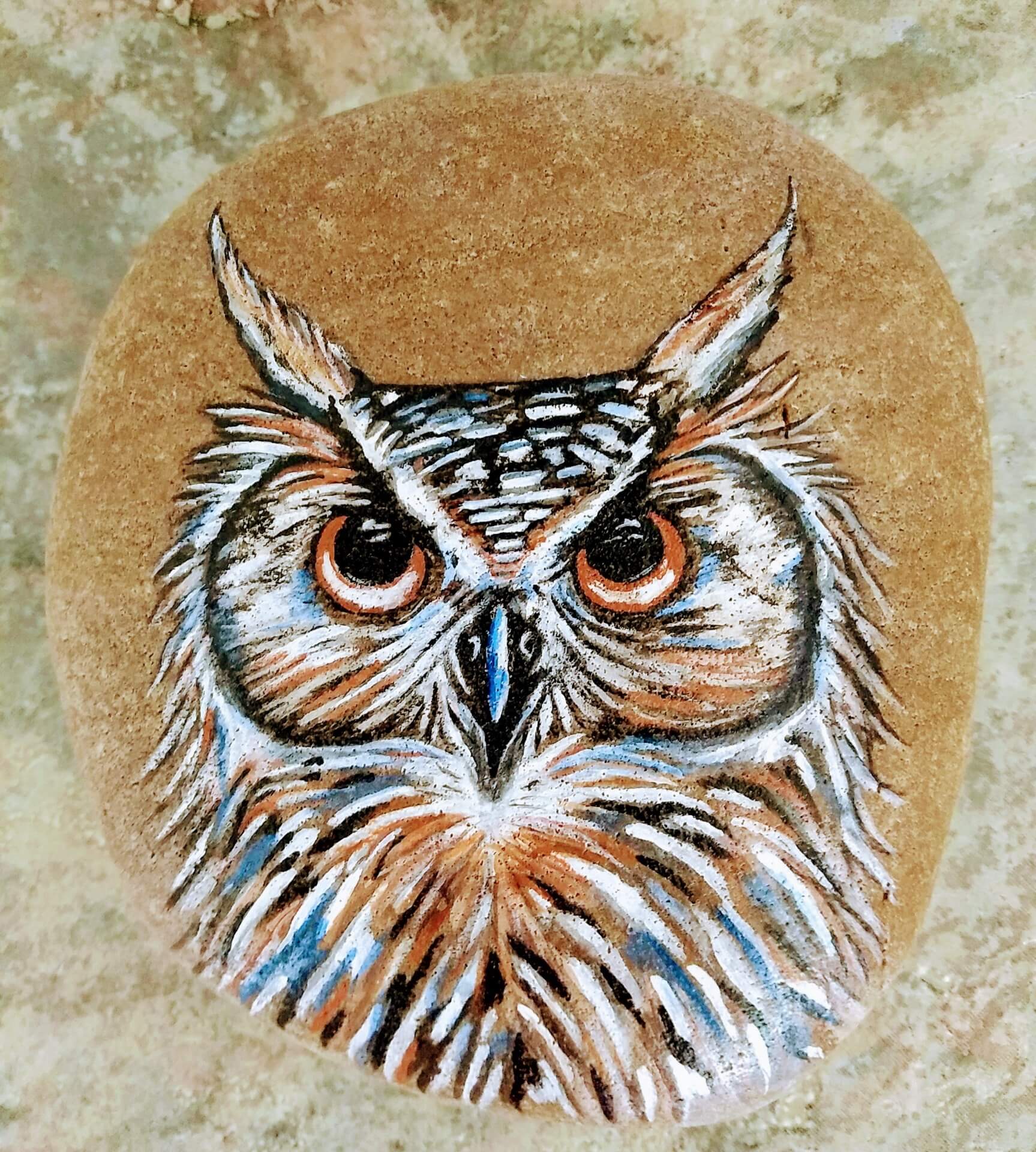 The Wise Owl 7x6 inch SOLD
